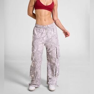 Gray Camouflage Cargo Pants